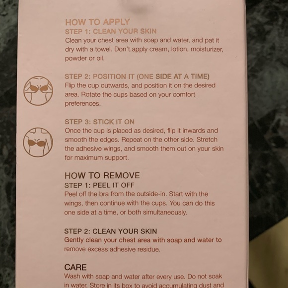 Self adhesive bra 2/$15 - Picture 2 of 3